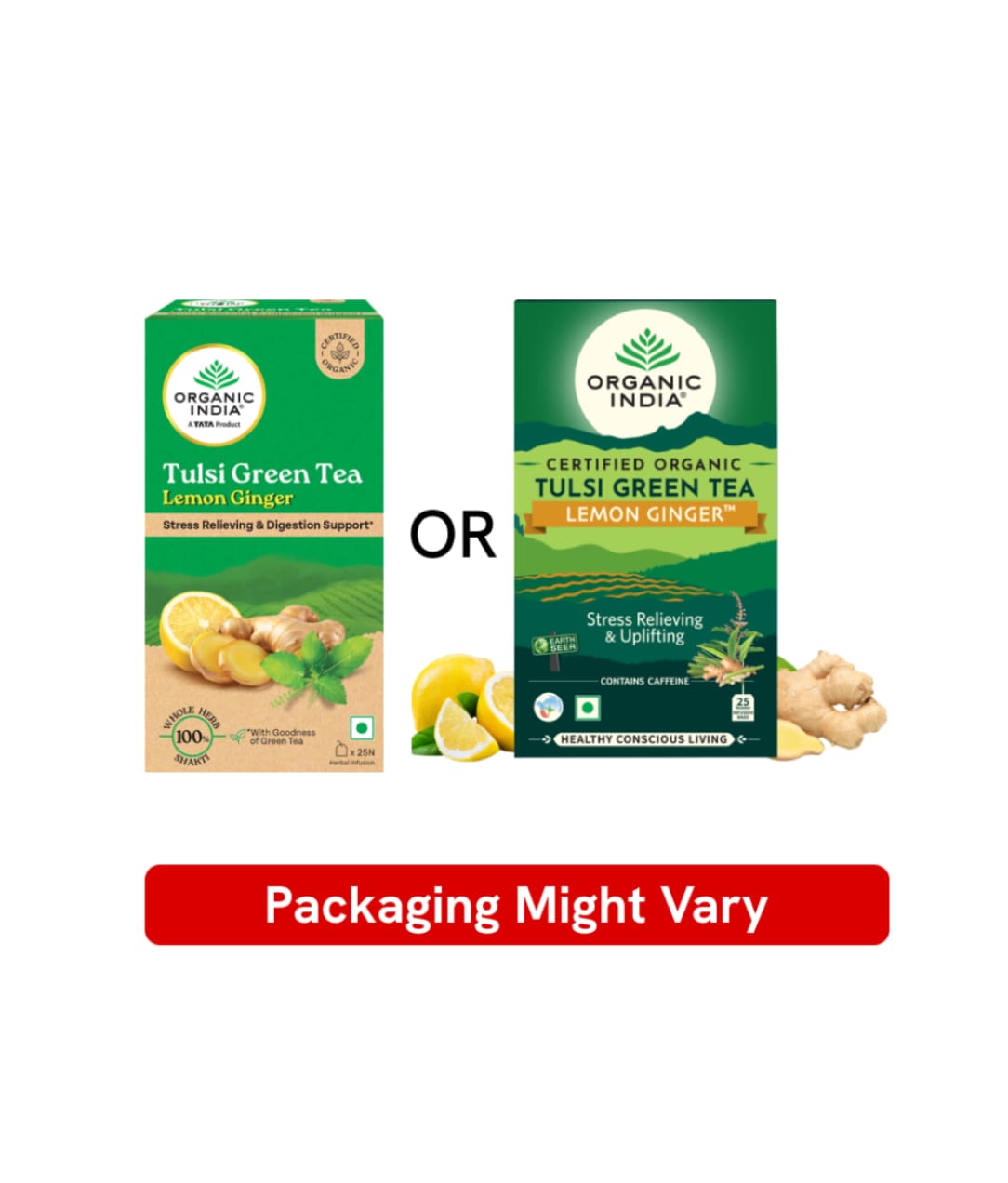 Tulsi Green Tea Lemaon Ginger